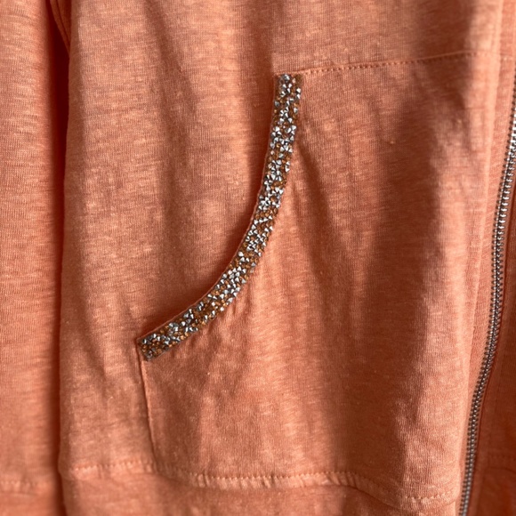 Light hooded sweater with zipper, size S/M - Picture 3 of 5